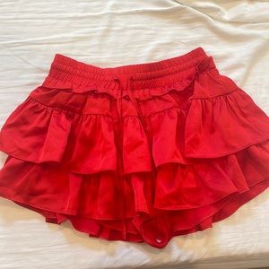 red skirt/skort